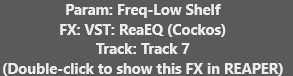 Target name hover tooltip