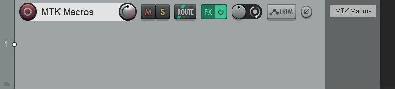 MTK Macros track with MTKMacros JSFX