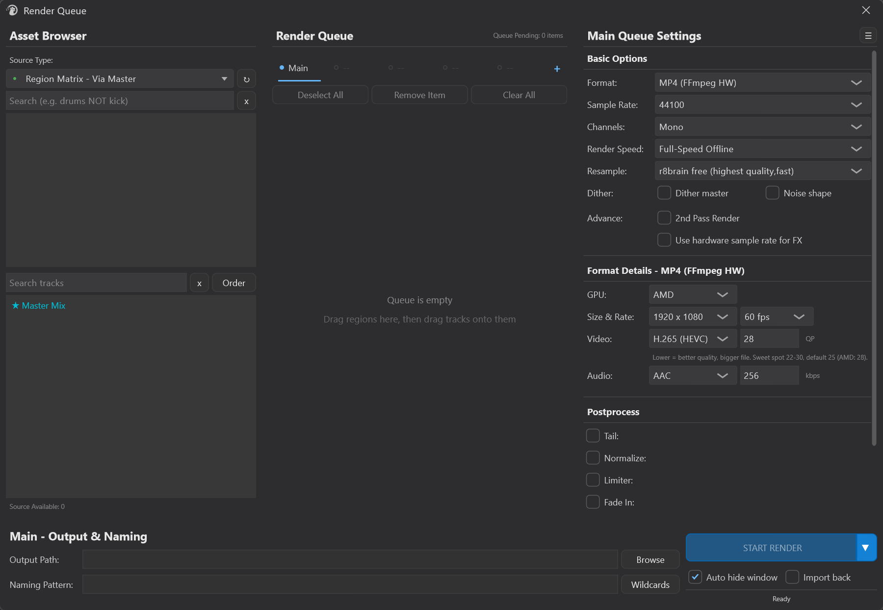Mantrika Tools Render Queue feature interface
